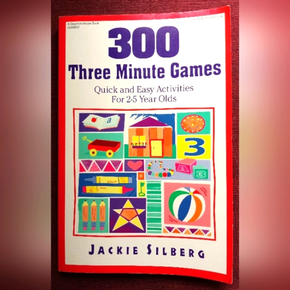 🎄🐣"300 Three Minute Games" by Jackie Silberg, Illustrated by Cheryl Kirk Knoll